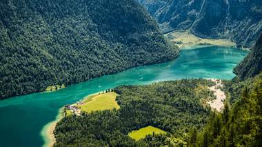 Rinnkendlsteig: Blick auf den Königssee